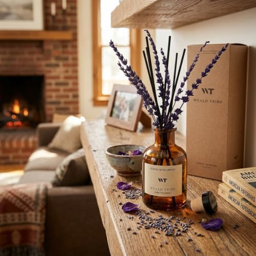 WEALD TRIBE ICY Lavender(Lavender & Sea Salt) Scent Reed Diffuser Set