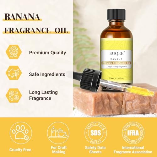 EUQEE 2.02 Fl oz Banana Fragrance Oil for Home Fragrance 60ml