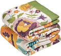 Boho Throw Blanket - Cotton 50x60 Inches Lightweight Soft for Couch