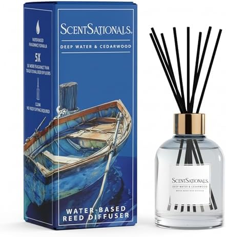 ScentSationals Deep Water & Cedarwood Water-Based Reed Diffuser - 5 FL OZ