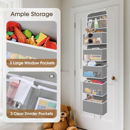 1Pack Over The Door Organizer Large Capacity Hanging Storage Room Organizer