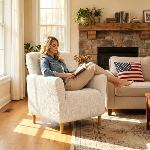 Eco-Ancheng Banquet Armchair Slipcovers Accent Chair Covers Chair Slipcover