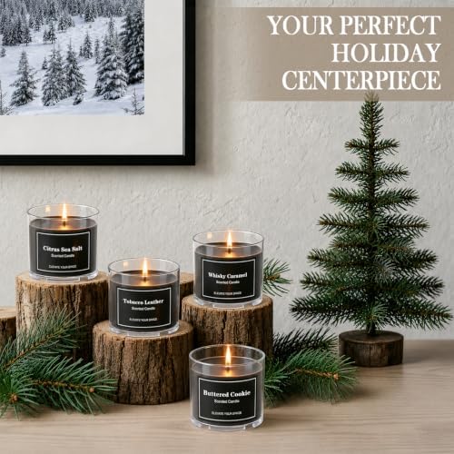12 Pack Scented Candles for Home Scented, Mini Candles Bulk, Candles for Men Women, Soy Wax 200 Hour Long Lasting Candle, Gift Set for Fathers Day Birthday Halloween Christmas Valetines Day