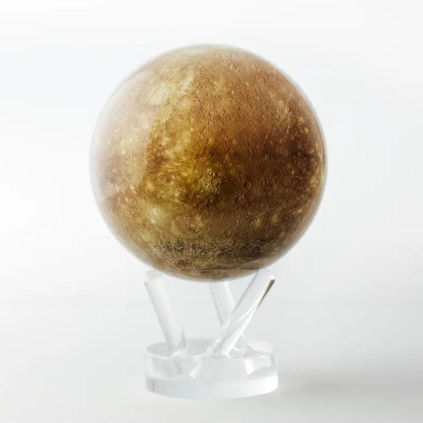 MOVA Globe - Mercury Signature (6") | Rotating Solar Planet Model with Realistic Surface Detail | No Wires or Batteries | Silent Motion Decor