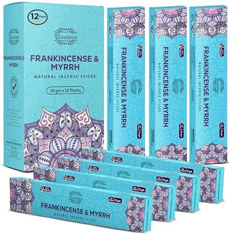 Raajsee Frankincense Sticks (180 gm), Incense Sticks (Pack of 12)