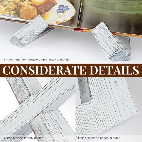 PUERSI Cookbook Stand for Kitchen, Recipe Book Holder for Kitchen Counter