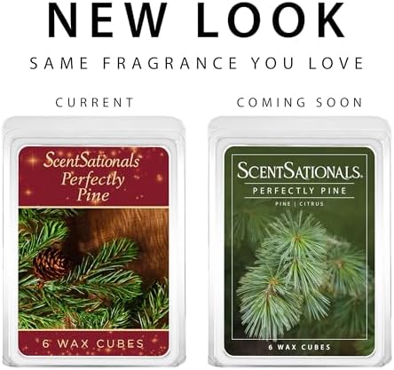 ScentSationals Perfectly Pine - Pine Scented Christmas Wax Melts 10oz