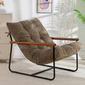 MAXYOYO Modern Accent Chair, Comfy Living Room Chair with Metal Frame