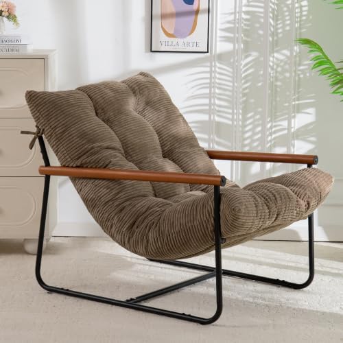 MAXYOYO Modern Accent Chair, Comfy Living Room Chair with Metal Frame
