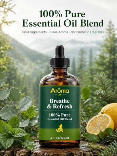 100% Pure Essential Oil Blends - Breathe Refresh