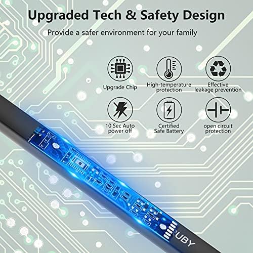 MEIRUBY Electric Lighter Candle Lighter Rechargeable USB Lighter Arc Lighters for Candle Camping Family Use Black