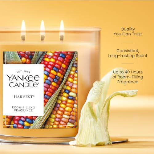 Yankee Candle Harvest Scented Candle, 14.5oz 3-Wick