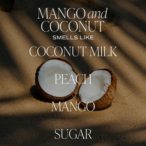 Sweet Water Decor Mango and Coconut Reed Diffuser Set - Pineapple, Mango, Orange, Coconut Milk Scented Diffuser for Home - Summer Home Decor and Air Freshener