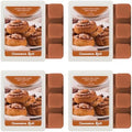 SCENTORINI Wax Melts, Wax Cubes Winter Scents, Cinnamon Roll Scent, 4 Pack
