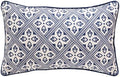 patdrea Designer French Vintage Blue Throw Pillow Cover,12"x20"