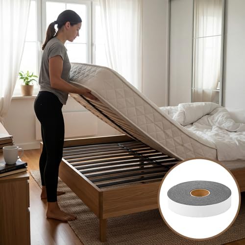 Yalikop 4 Inch x 30 Feet Mattress Non Slip Gripper Pad, Anti-Slip Tapes
