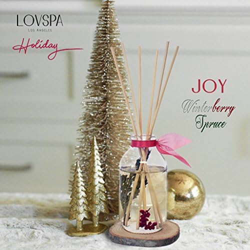 Reed Diffuser Set - Joy Winterberry Spruce Scented Diffuser with Sticks