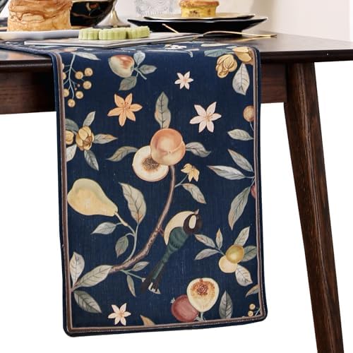bilin gaier Designer Vintage French Table Runner,71"x12"