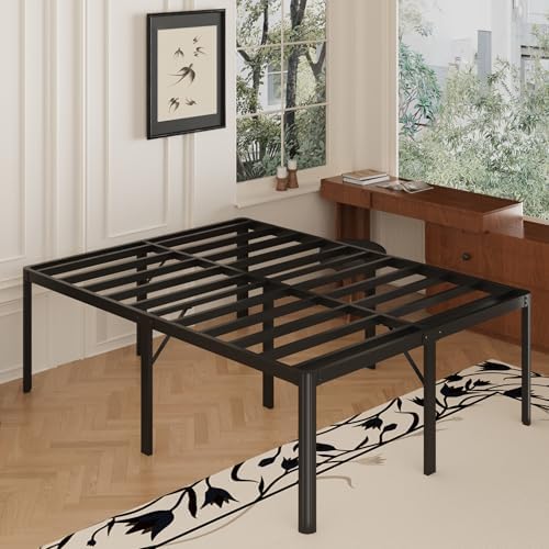 24 Inch High California King Bed Frames with Rounded Corner Legs