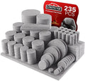 235 pc Gray Felt Furniture Pads X-Protector Huge Quantity of Furniture Pads