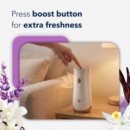 Glade Automatic Spray Refill, Air Freshener for Home and Bathroom, Lavender & Vanilla, 6.2 Oz, 2 Count