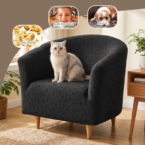 Eco-Ancheng Club Chair Slipcover Tub Chair Cover Stretch Armchair Covers