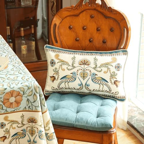 patdrea French Vintage Rectangular Throw Pillow Cover,12"x20",Set of 2