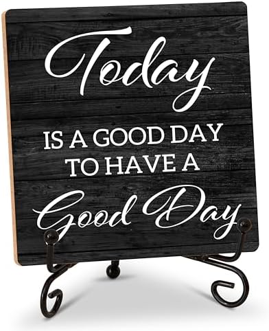 DETIHO Inspirational Quotes Home Office Desk Decor with Stand