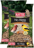 Kaytee No Mess Finch Seed and Nyjer Blend, Attracts Goldfinches, Chickadees, Junos, Finches and Other Wild Birds, 8 Pounds (Pack of 2)