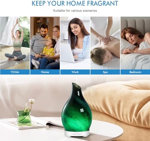 EQUSUPRO Essential Oil Diffuser for Home Fragrance & Aromatherapy 150ml