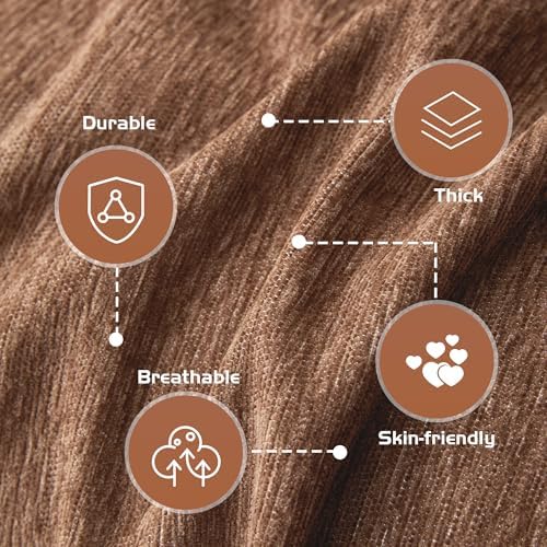 MMEETSKY Small Couch Cover Sofa Covers Washable, Chenille Soft Throws Cover for Loveseat, Sofa Slipcover Multi-Use Furniture Protector for Dogs Pets, 71" x 102", Camel