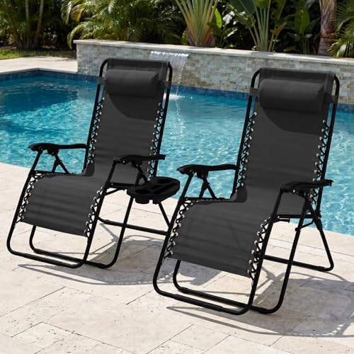 Best Choice Products Set of 2 Extra Wide Zero Gravity Chair Recliner