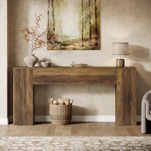 Tribesigns 71-Inch Long Console Table for Entryway, Farmhouse Sofa Console