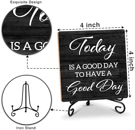 DETIHO Inspirational Quotes Home Office Desk Decor with Stand