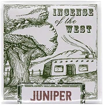 Incienso de Santa Fe - Juniper Natural Wood Incense Bricks Without Holder, 40 Count - Made in the USA