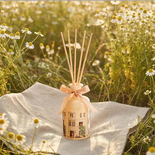 COCORRÍNA Reed Diffuser - Fresh Air 6.76 fl oz Reed Diffuser with 8 Sticks Home Fragrance Bathroom Shelf Decor (Festive House Collection)