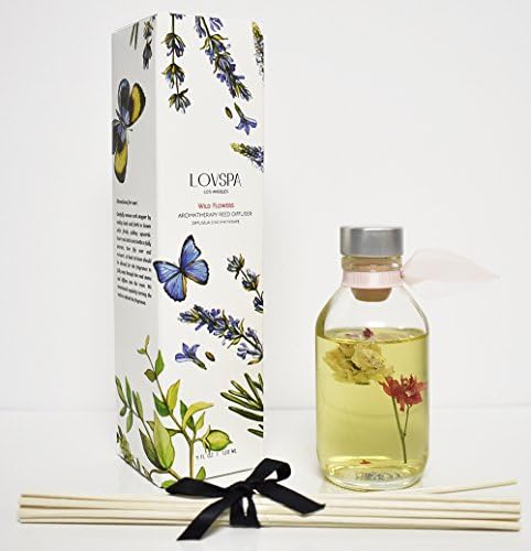 Reed Diffuser Set - Wild Flowers Scented Diffuser with Sticks