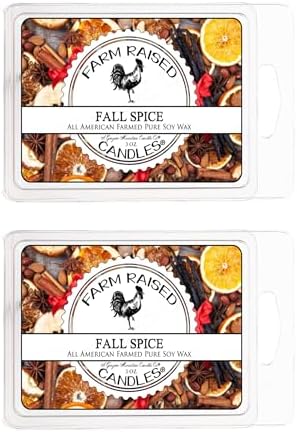 Lemon Sugar - USA Made Soy Wax Melts, 2 Pack, 6 oz (Fall Spice)