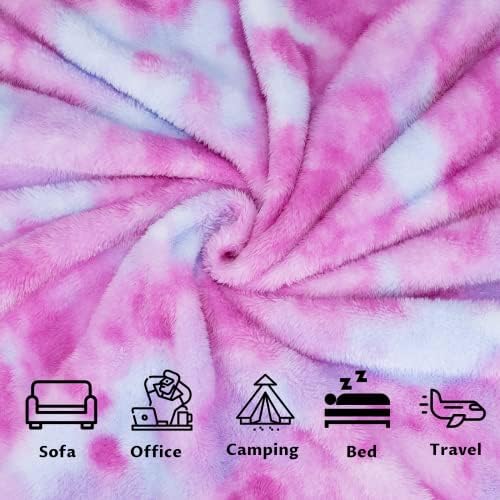 MUGD Pink Throw Blanket for Girls, Small Blankets for Kids Toddler 40"x50"