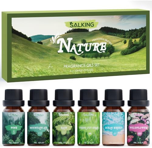 SALKING Nature Fragrance Oils, Essential Oils Set for Diffuser for Home