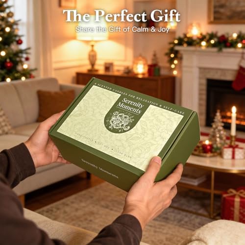 Scented Soy Candle Set - 6-Pack Candles for Home, Up to 300-Hour Burn