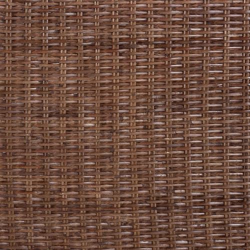 Bali & pari Raphaela Natural Rattan Standalone Headboard - Handwoven Wicker Panel Headboard with Stepped Detailing, Queen