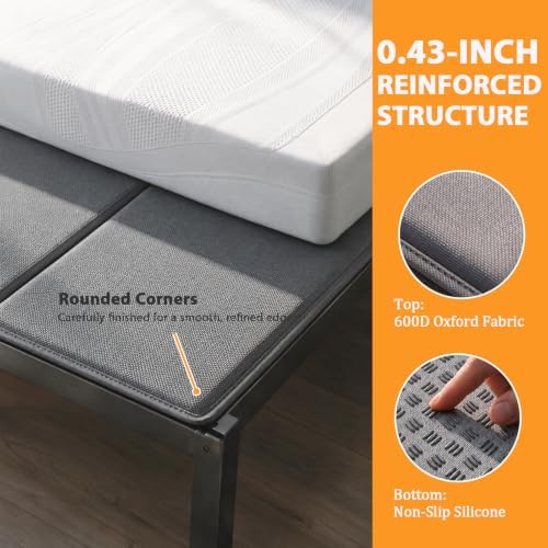 TigeJoy Bunkie Board Heavy Duty, Non-Slip Bed Support (59''x79'')