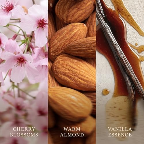 WoodWick Cherry Blossom & Vanilla Scented Candle, Crackling Wick, 21.5oz