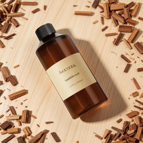 Sandalwood Reed Diffuser, Woody Essential Oil Refill
