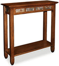 Leick Home Sibley Console Table, 28", Rustic Oak