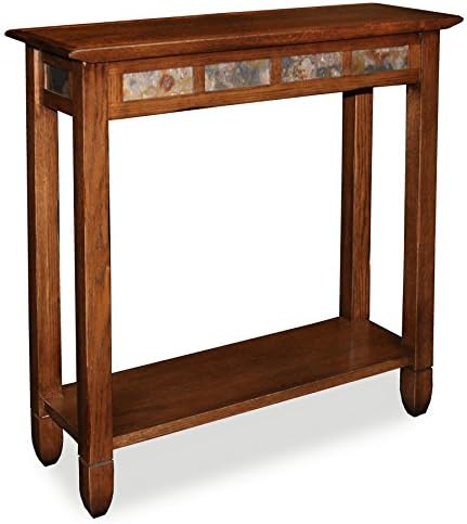 Leick Home Sibley Console Table, 28", Rustic Oak