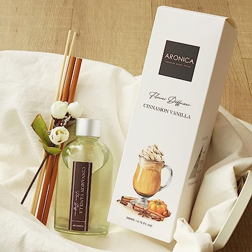 Aronica Cinnamon Scent Diffuser Kitchen, Office Decorations Cinnamon Vanilla Scent Flower Reed Diffuser, Christmas Room Stick Scent, Work Cubicle Scent, Korean Kitchen Window Decor, Air Freshener