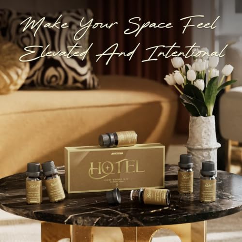 ARVIDSSON Hotel Diffuser Oils Gift Set - Hotel Essential Oils for Diffuser, Luxury Fragrance Oils Inspired by 5 Star Hotels Scent, Gift for Women and Men