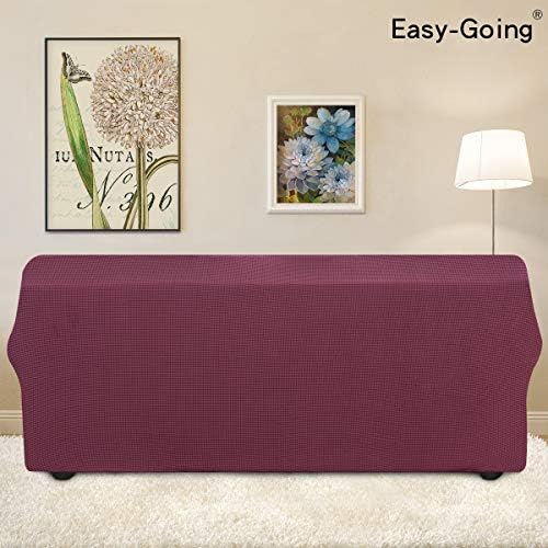 Easy-Going Stretch Oversized Sofa Couch Slipcover Washable ASH Rose